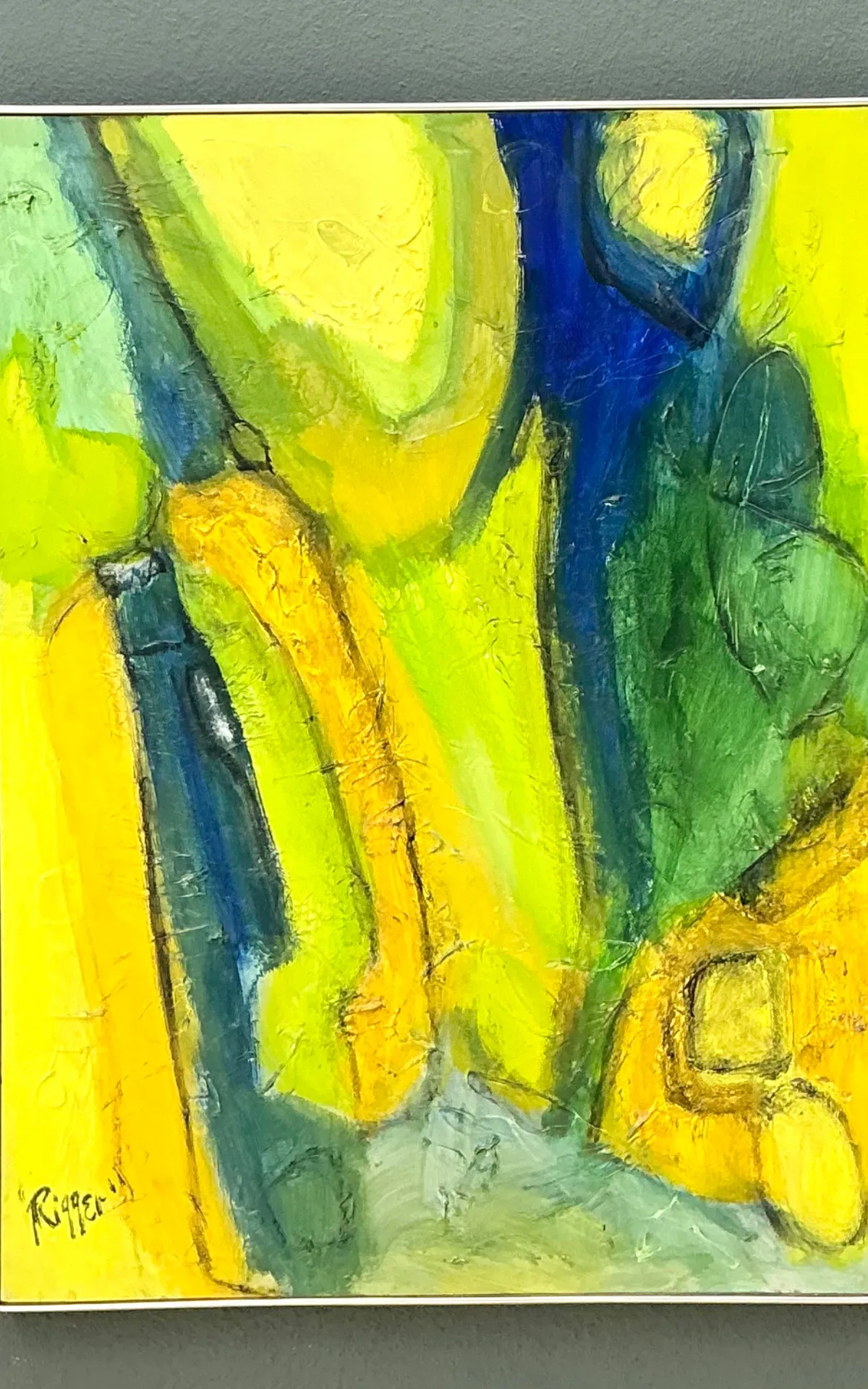 Rieger Signed Abstract Painting — additional photo 6
