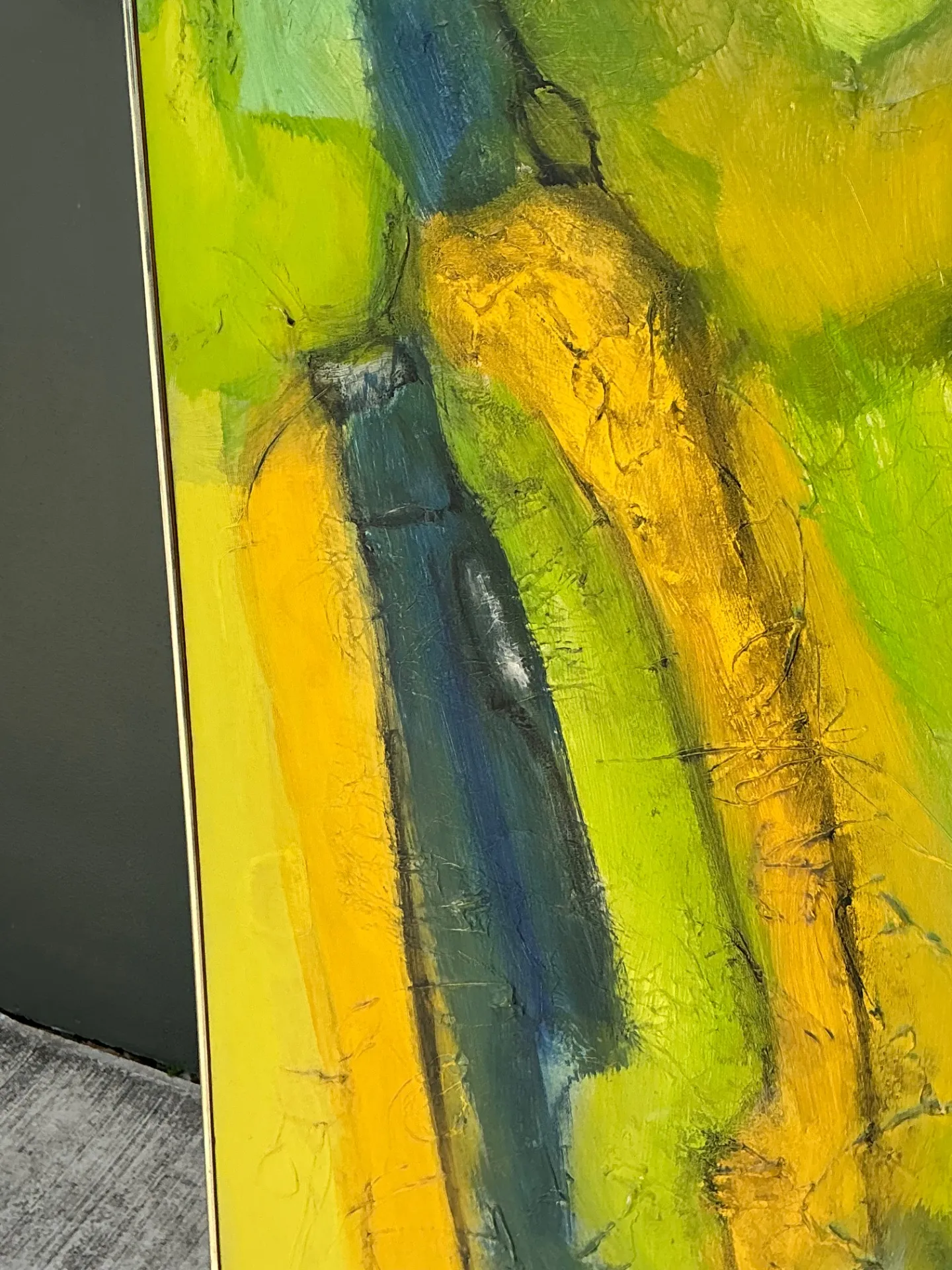 Rieger Signed Abstract Painting — additional photo 2
