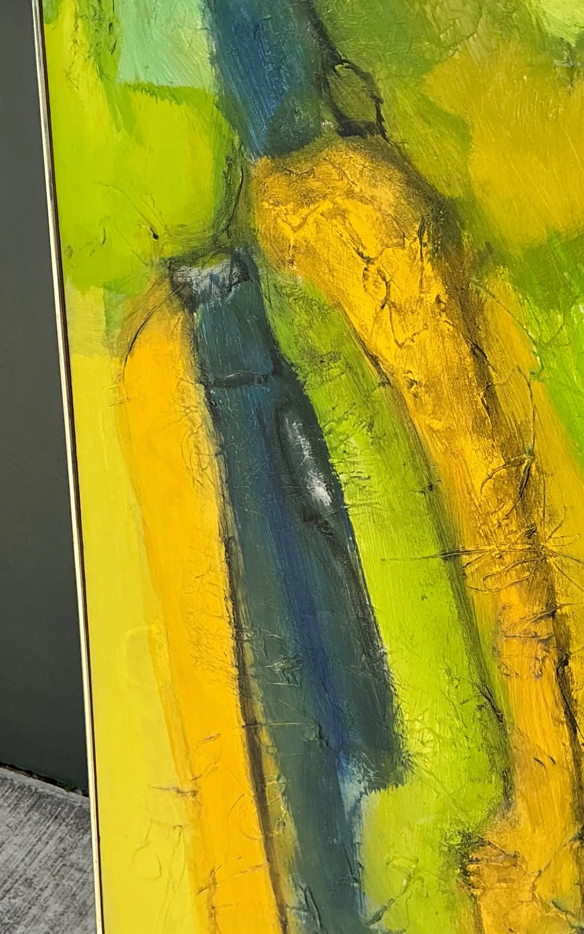 Rieger Signed Abstract Painting — additional photo 2