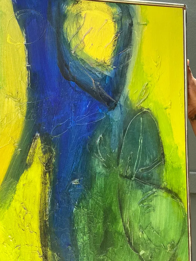 Rieger Signed Abstract Painting — additional photo 8