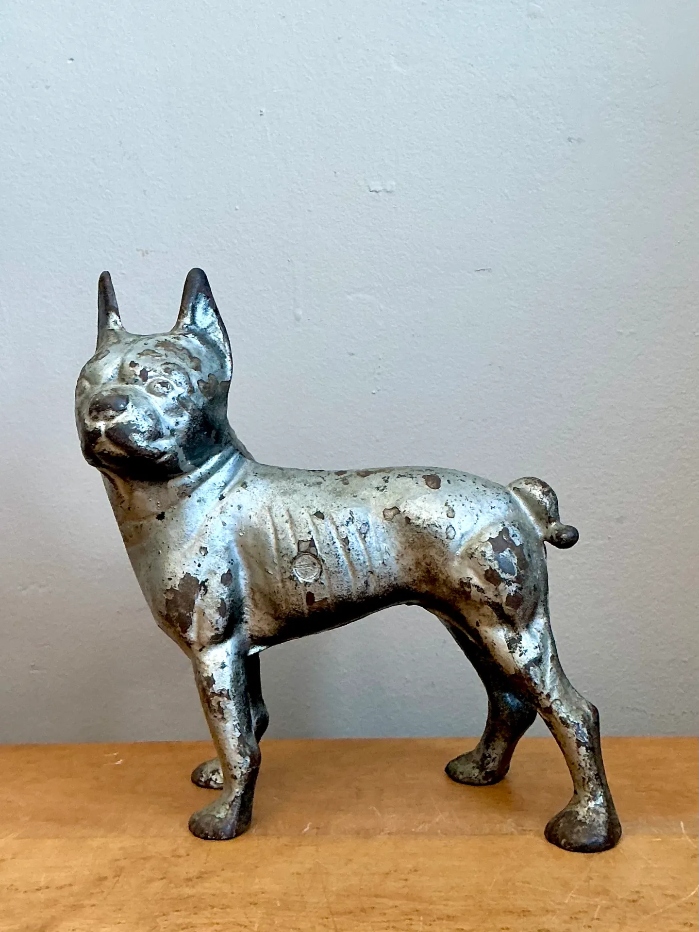 Vintage Cast Iron Dog Doorstop — additional photo 4
