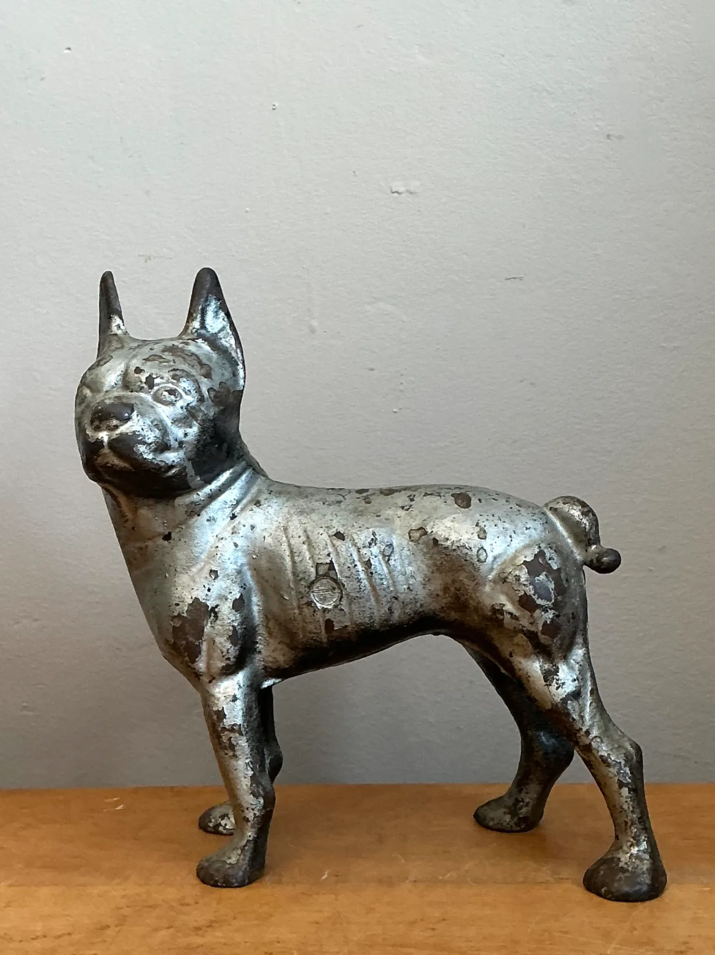 Vintage Cast Iron Dog Doorstop — additional photo 7