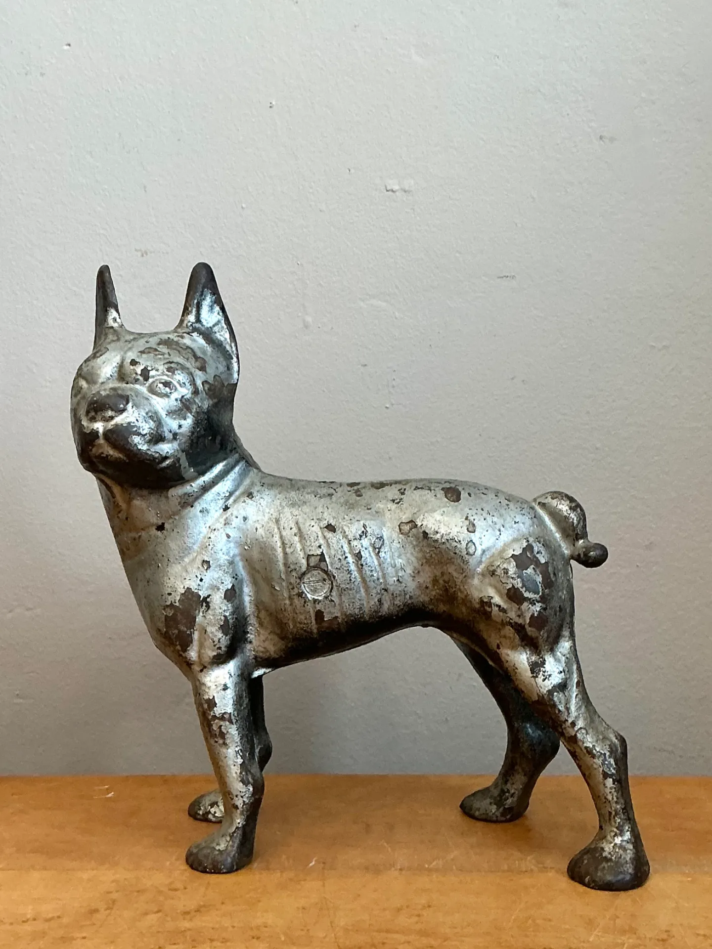 Vintage Cast Iron Dog Doorstop — additional photo 2