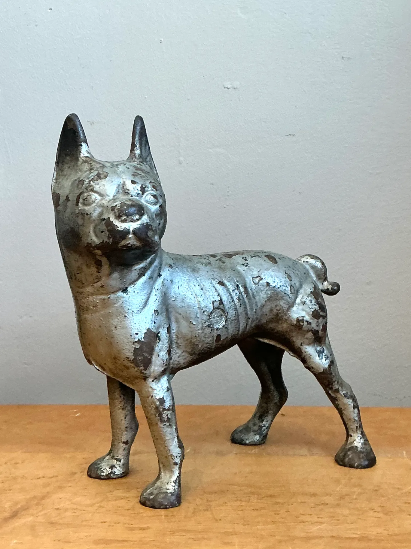Vintage Cast Iron Dog Doorstop — additional photo 6