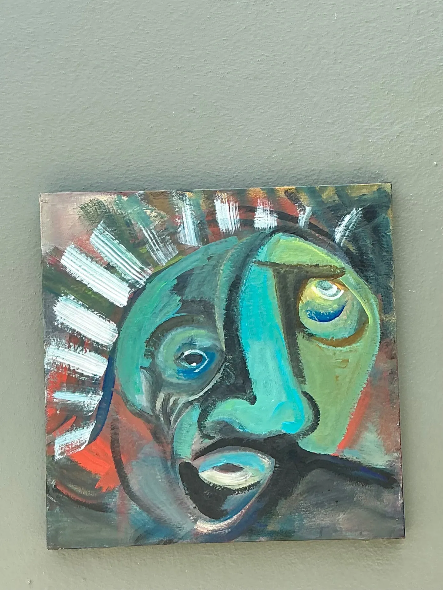 Abstract Expressionist Oil Painting on Canvas — additional photo 2
