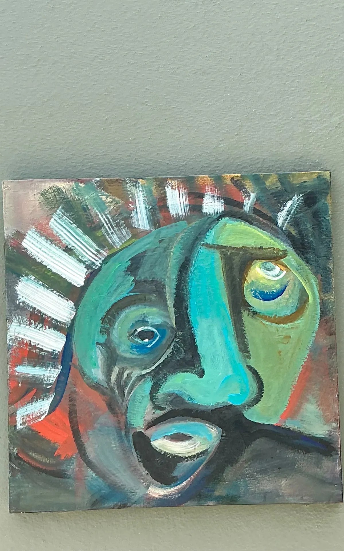 Abstract Expressionist Oil Painting on Canvas — additional photo 2