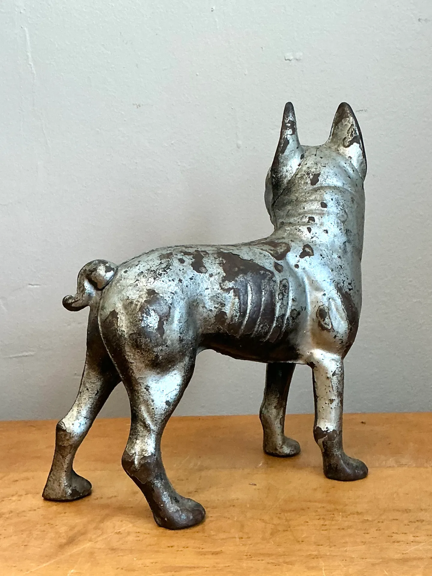 Vintage Cast Iron Dog Doorstop — additional photo 1