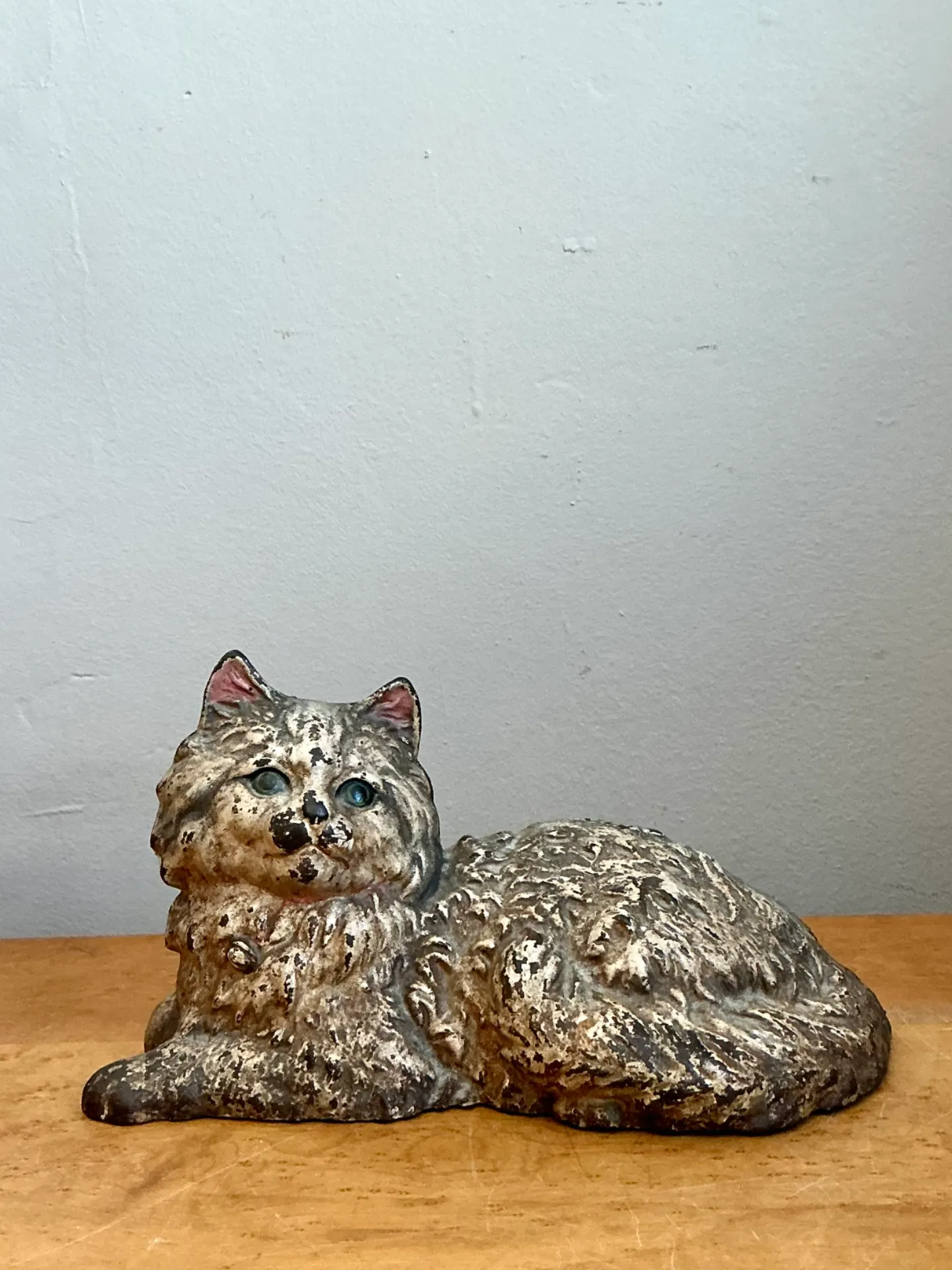 Vintage Painted Metal Cat Doorstop — additional photo 8