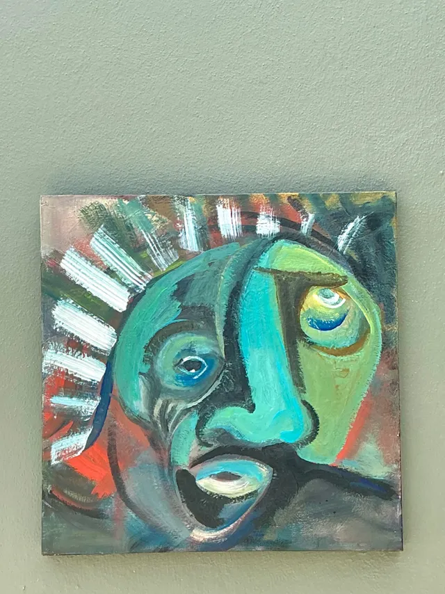 Abstract Expressionist Oil Painting on Canvas — additional photo 8
