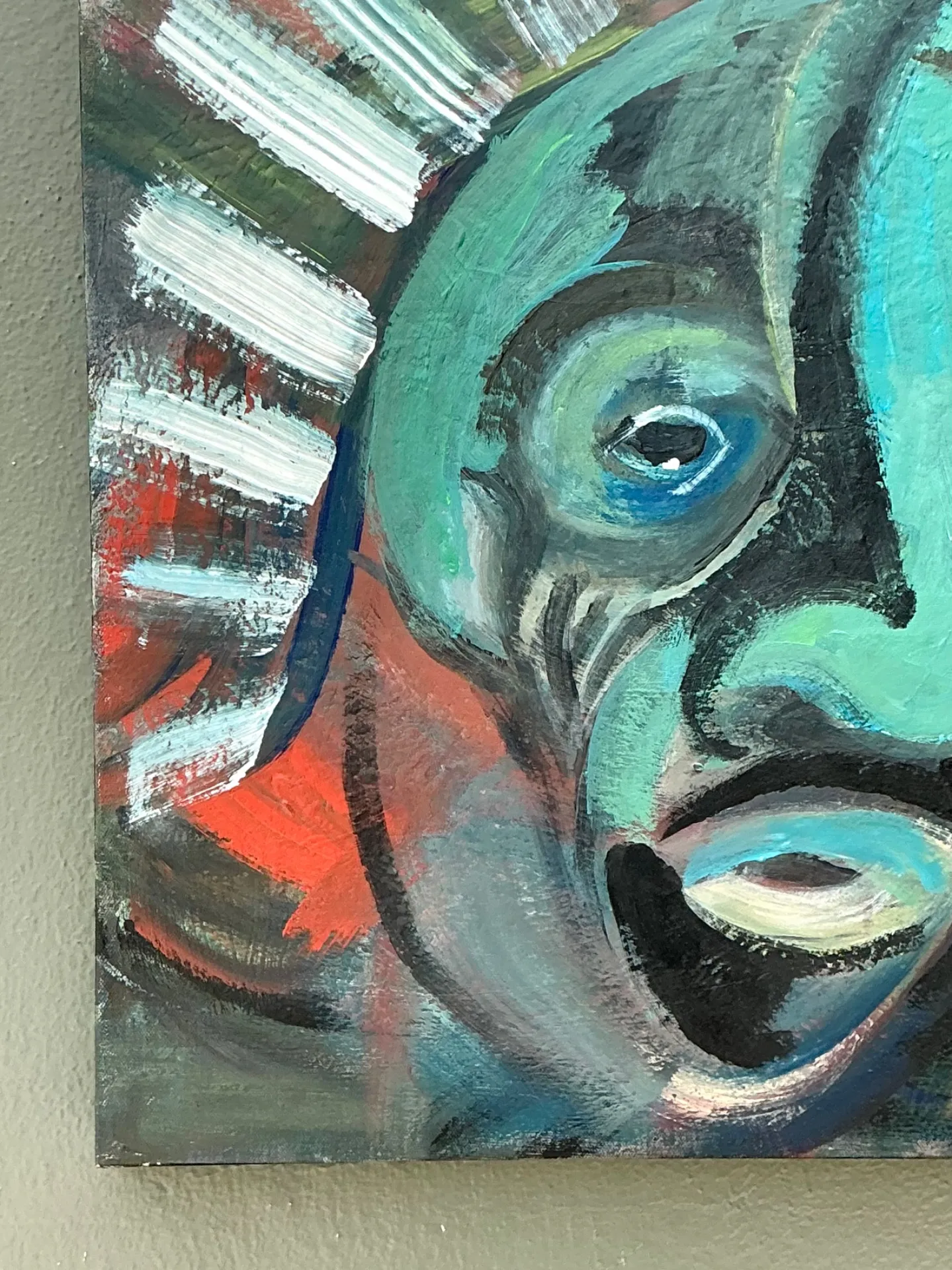 Abstract Expressionist Oil Painting on Canvas — additional photo 3