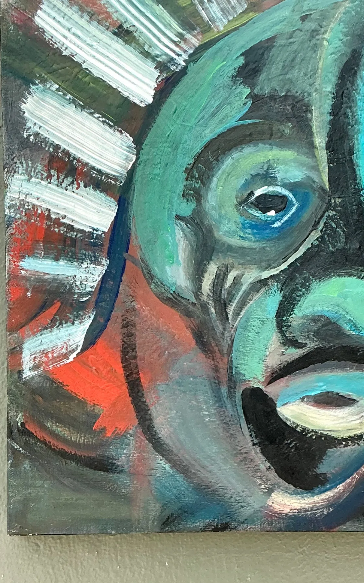 Abstract Expressionist Oil Painting on Canvas — additional photo 3
