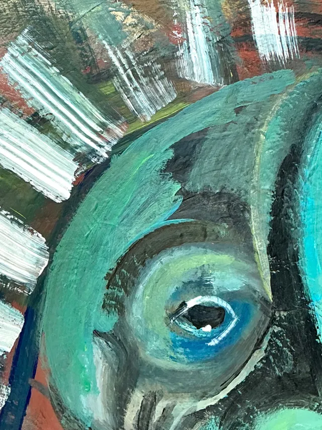 Abstract Expressionist Oil Painting on Canvas — additional photo 7