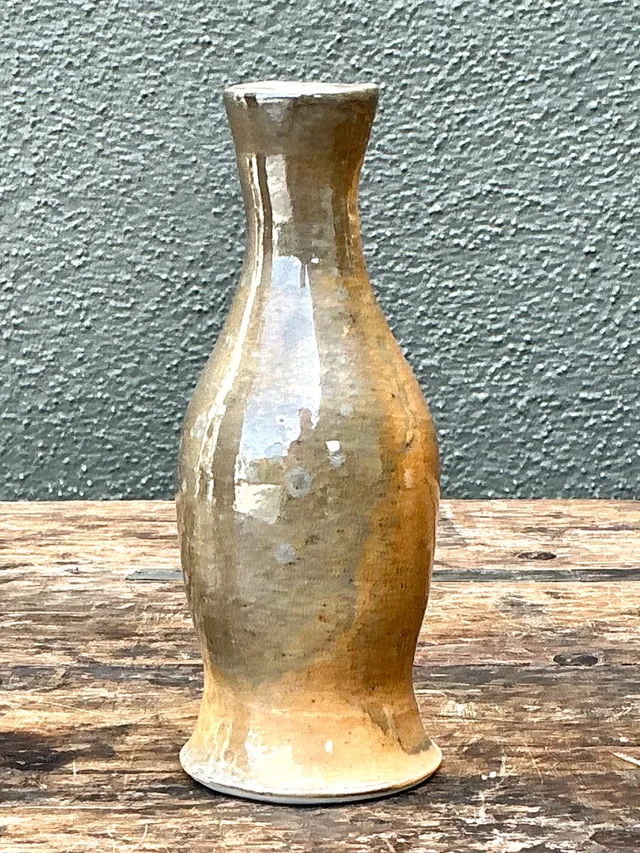 Vintage Glazed Ceramic Vase — additional photo 5