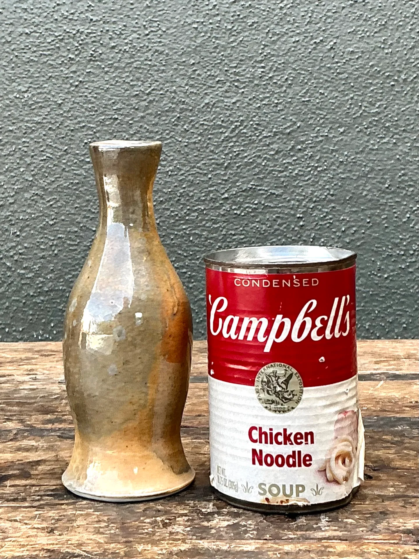 Vintage Glazed Ceramic Vase — additional photo 4