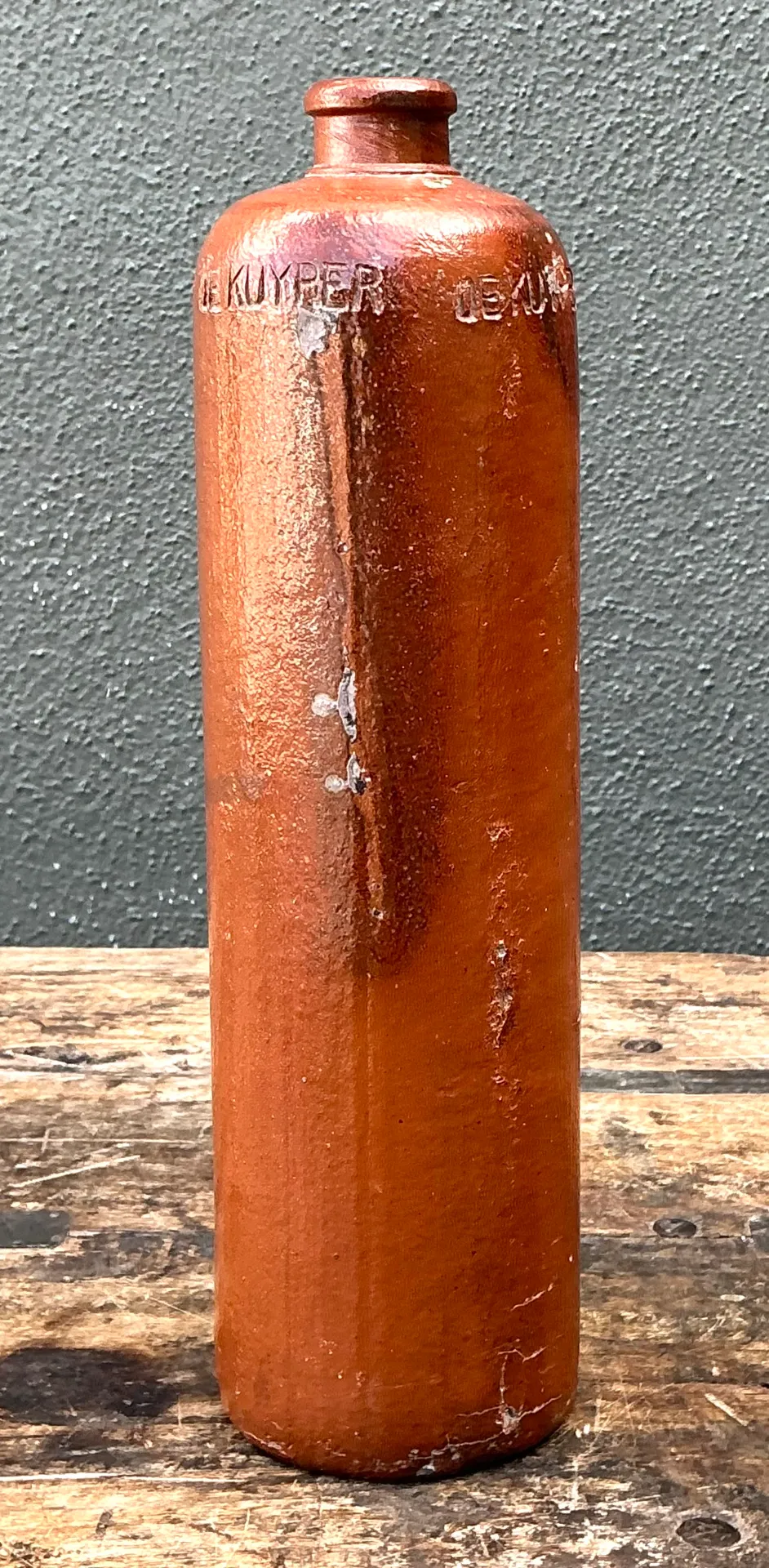Vintage De Kuyper Pottery Bottle — additional photo 2