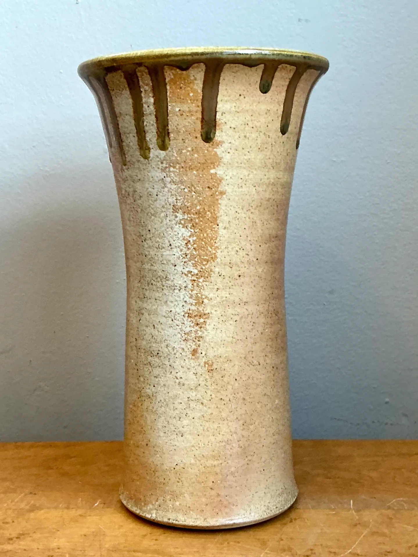 Vintage Drip Glaze Ceramic Vase — additional photo 4