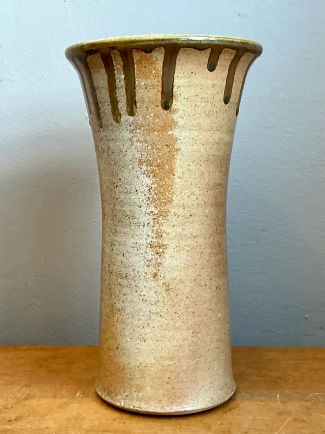 Vintage Drip Glaze Ceramic Vase — additional photo 8