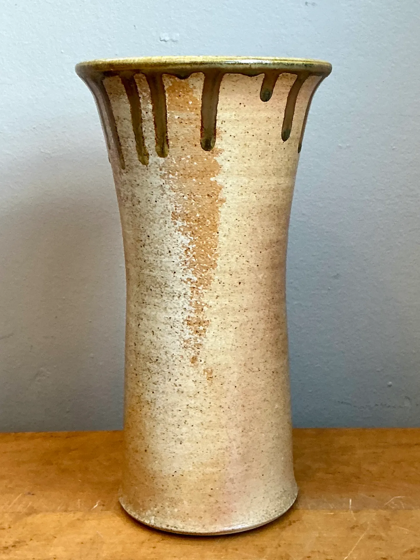 Vintage Drip Glaze Ceramic Vase — additional photo 5