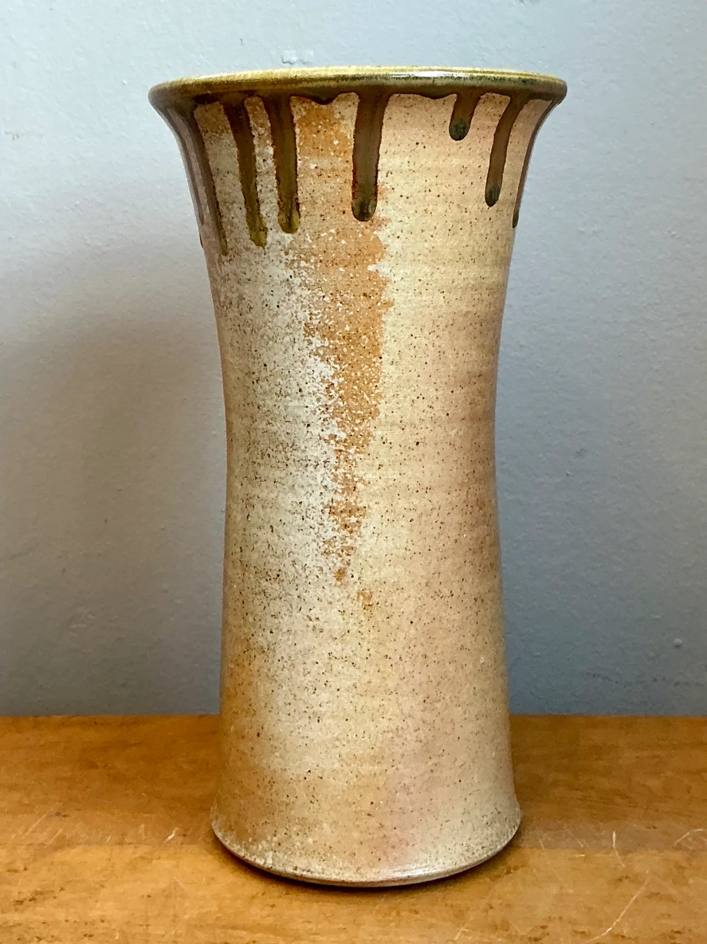 Vintage Drip Glaze Ceramic Vase — additional photo 6