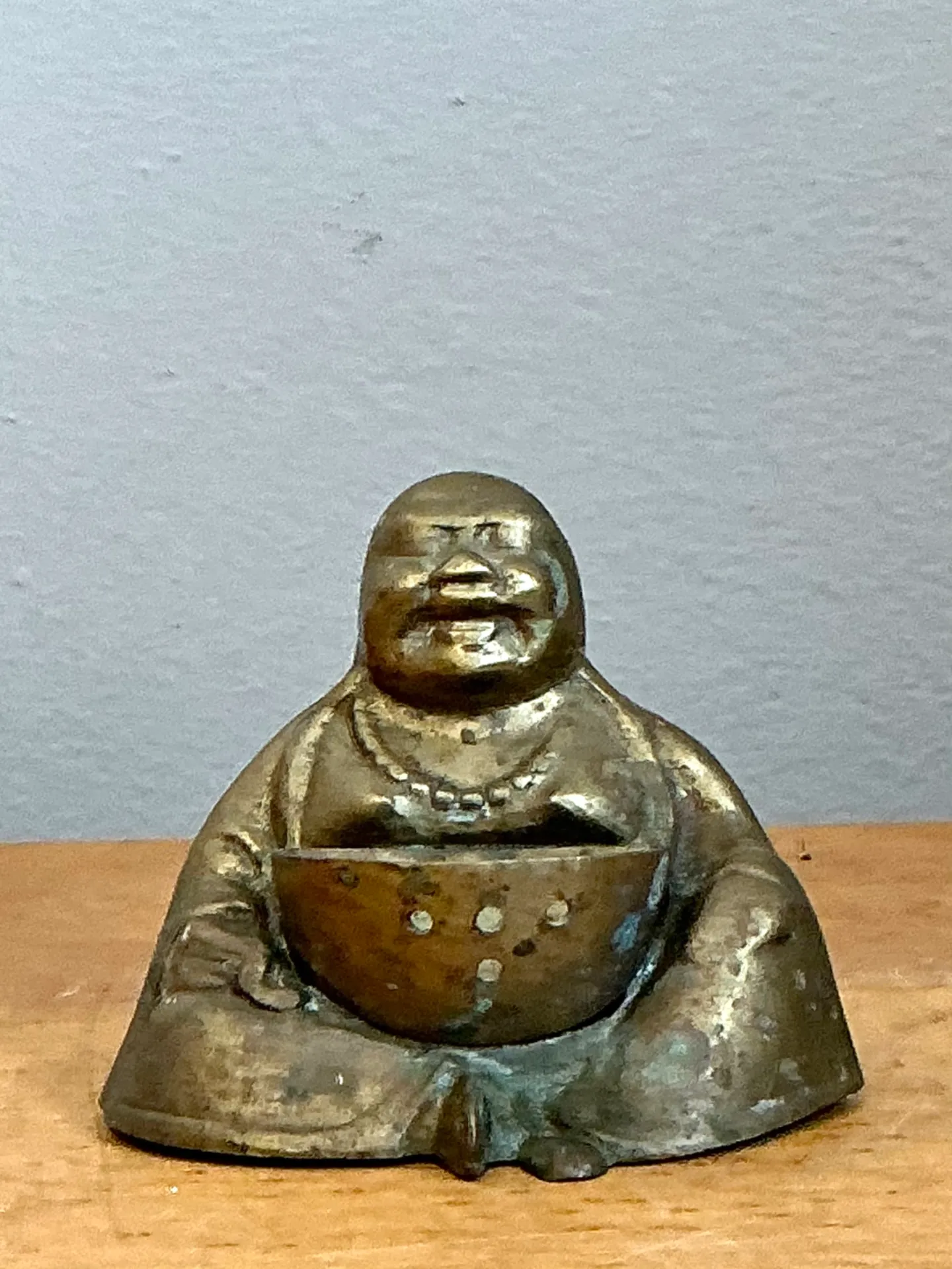 Vintage Brass Buddha Figurine — additional photo 2