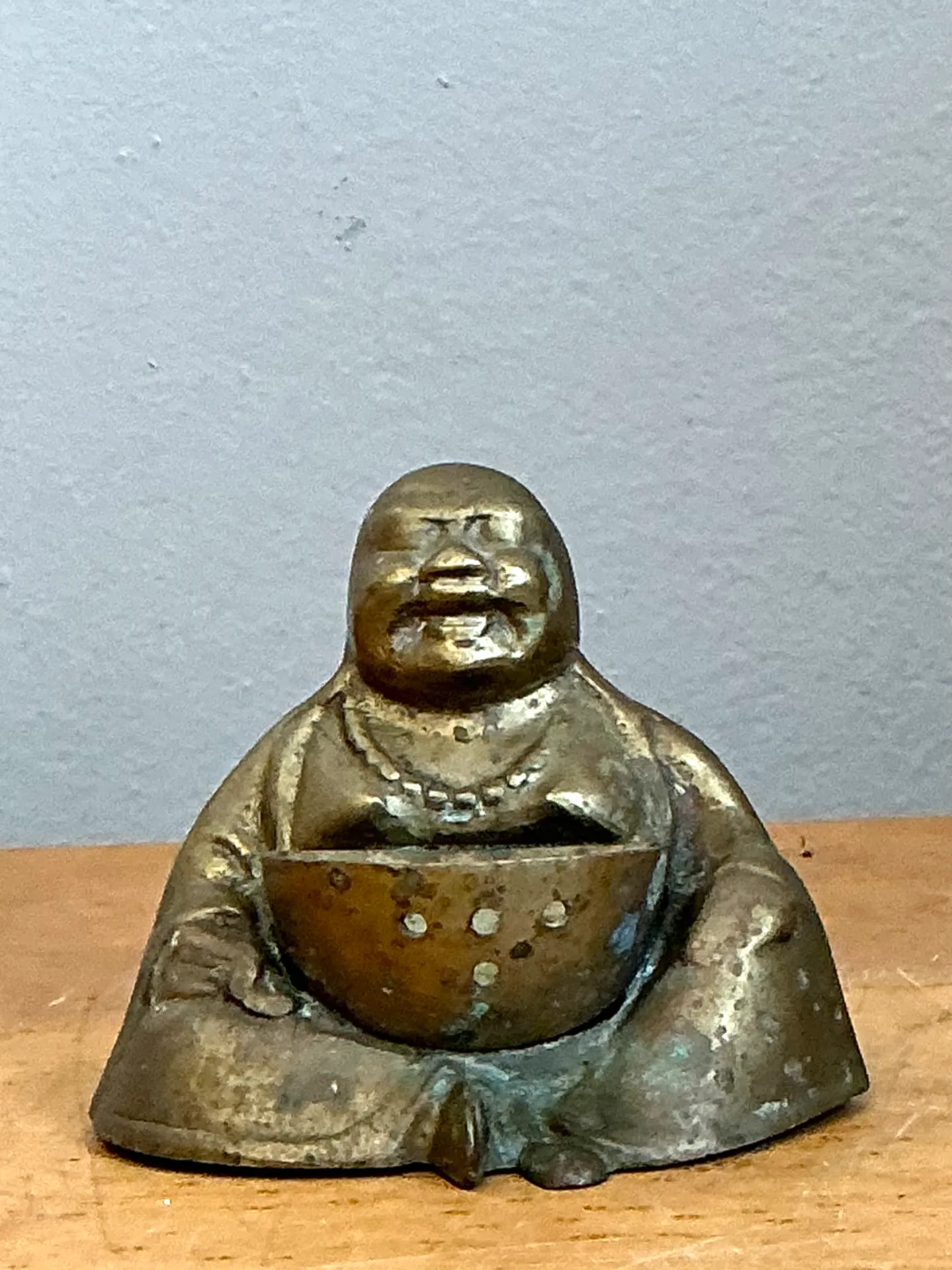 Vintage Brass Buddha Figurine — additional photo 6