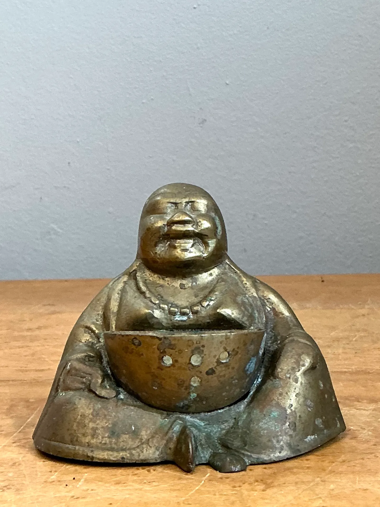 Vintage Brass Buddha Figurine — additional photo 4
