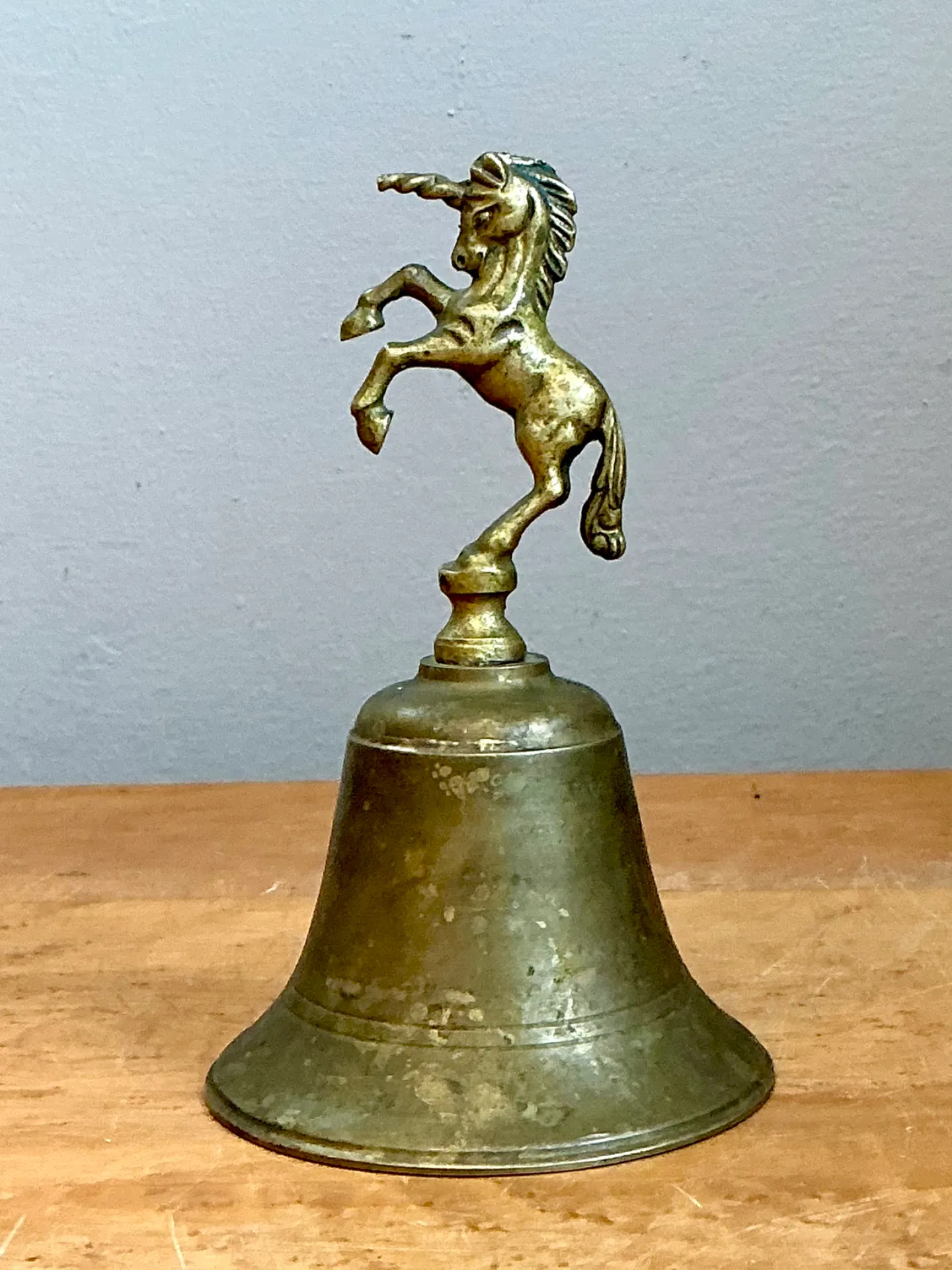 Vintage Brass Unicorn Bell — additional photo 4