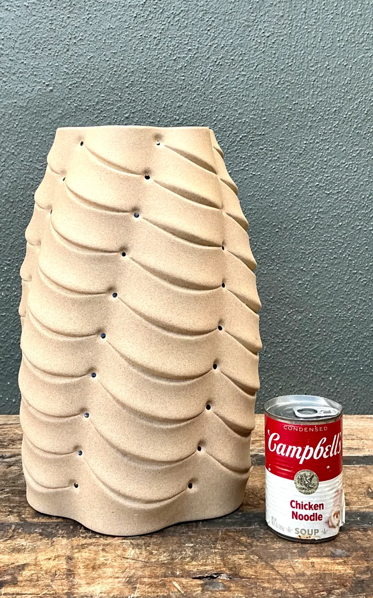 Vintage Sculptural Ceramic Vase With Crystal Points — additional photo 7