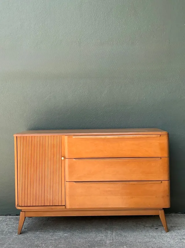 Mid-Century Heywood Wakefield Wood Credenza — additional photo 6