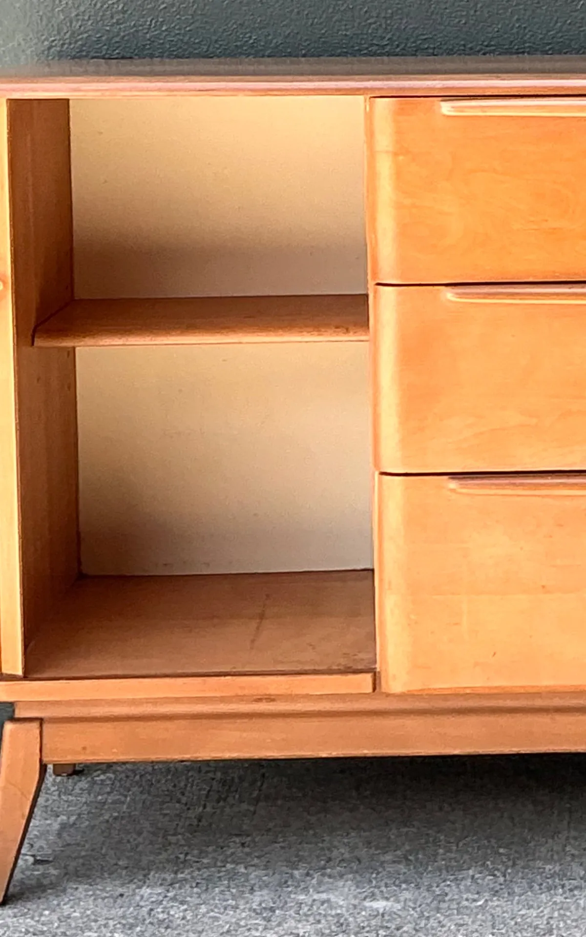 Mid-Century Heywood Wakefield Wood Credenza — additional photo 2
