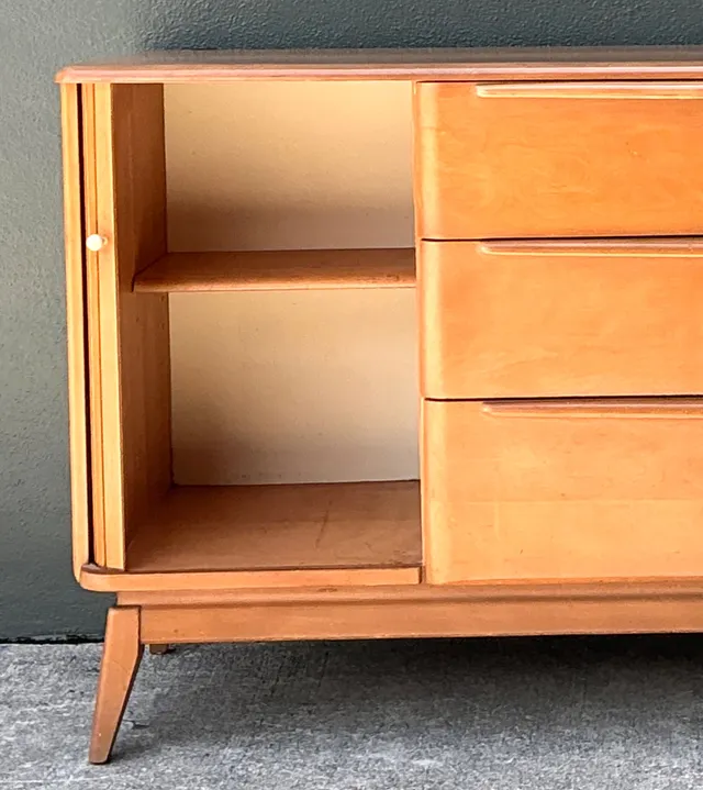 Mid-Century Heywood Wakefield Wood Credenza — additional photo 2