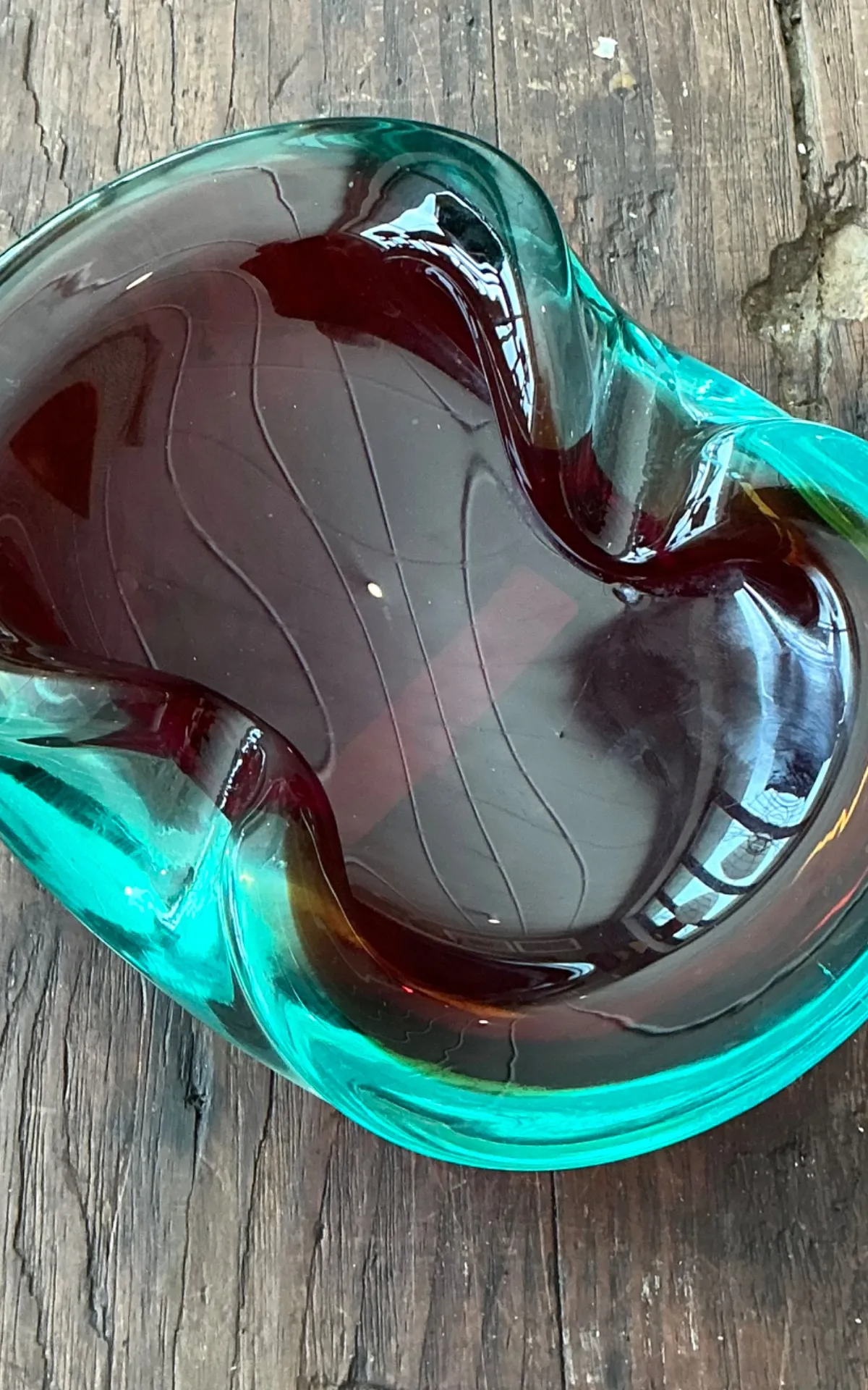 Vintage Italian Murano Glass Bowl — additional photo 2