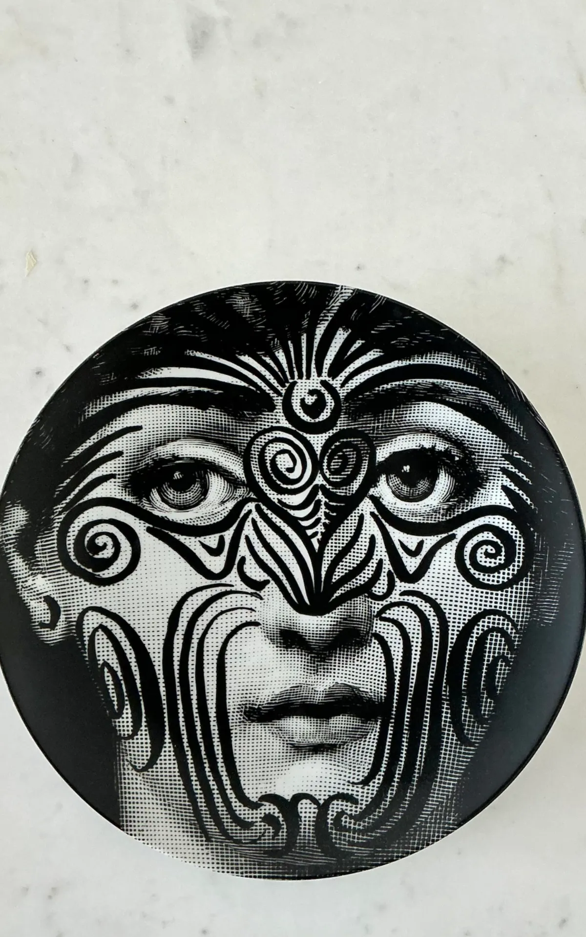 Piero Fornasetti Tema e Variazioni Ceramic Plate — additional photo 4