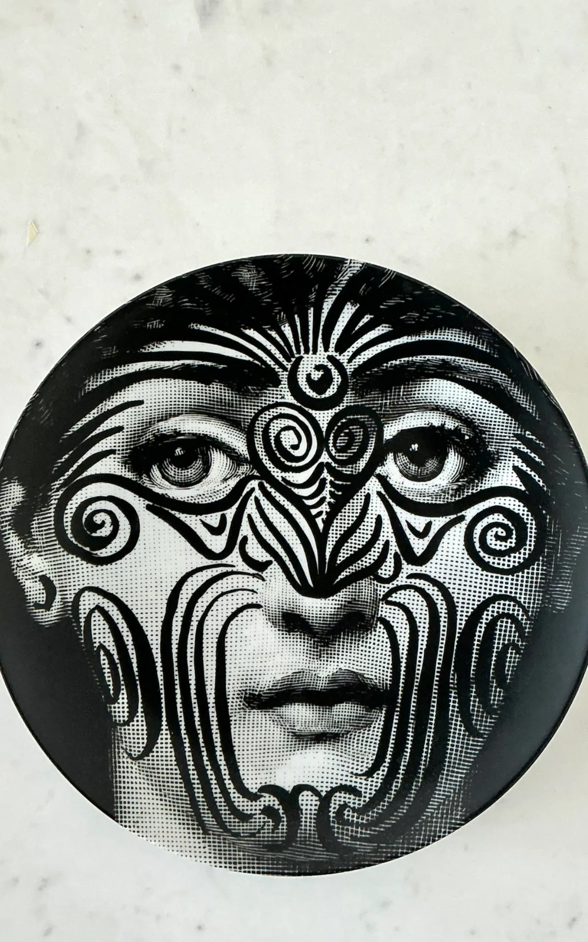Piero Fornasetti Tema e Variazioni Ceramic Plate — additional photo 3