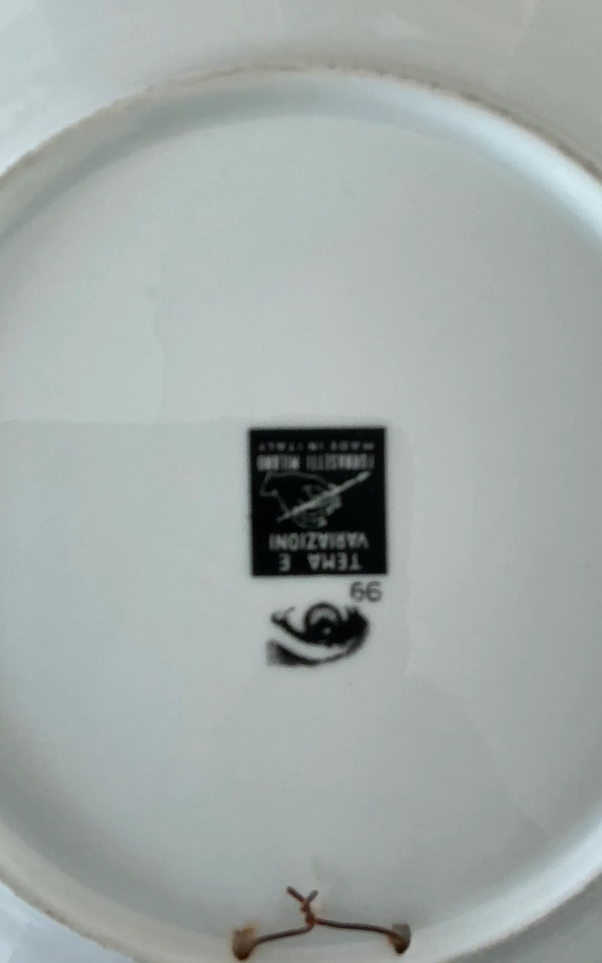 Piero Fornasetti Tema e Variazioni Porcelain Plate — additional photo 2