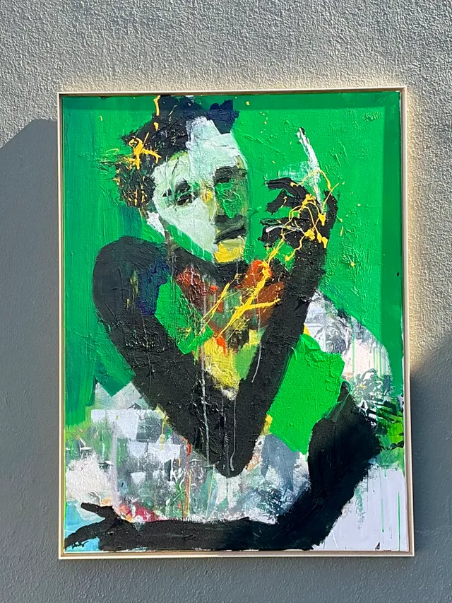 Vintage Abstract Expressionist Original Oil On Canvas — additional photo 7