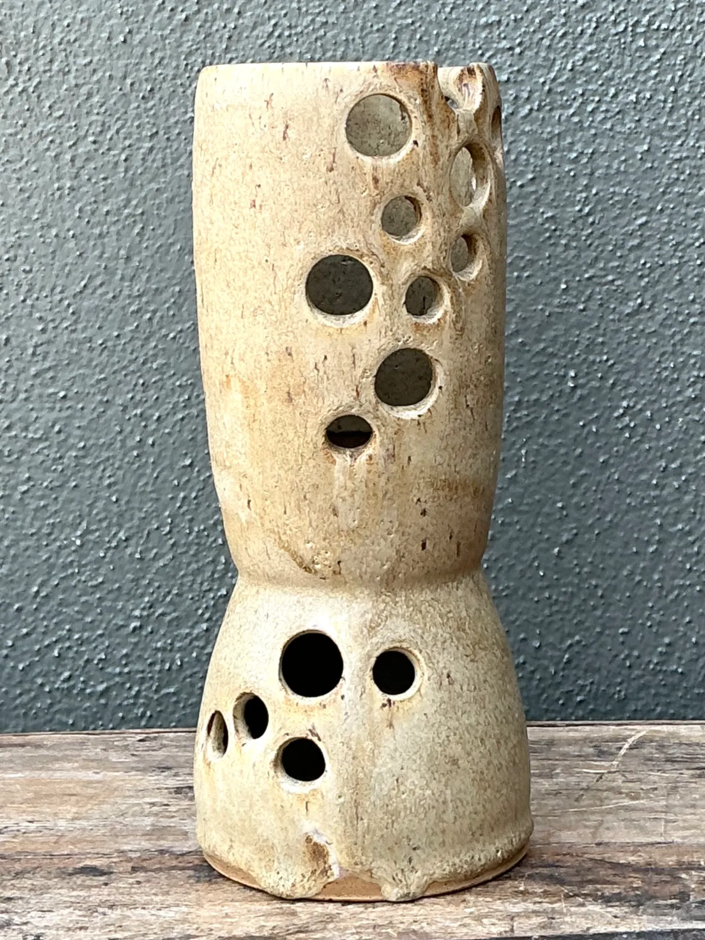 Vintage Abstract Studio Pottery Vase — additional photo 7