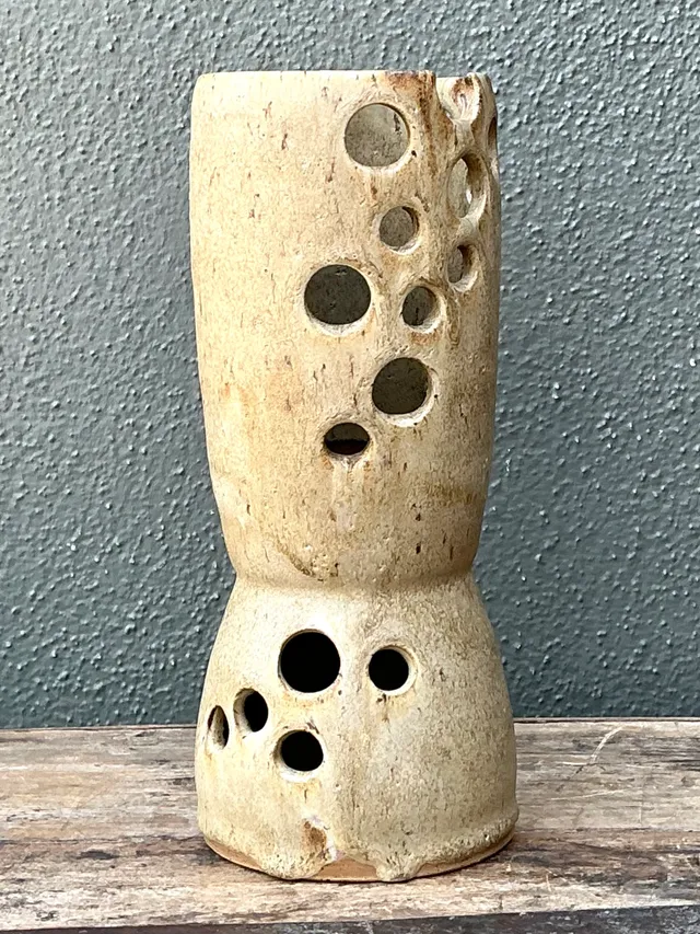 Vintage Abstract Studio Pottery Vase — additional photo 2