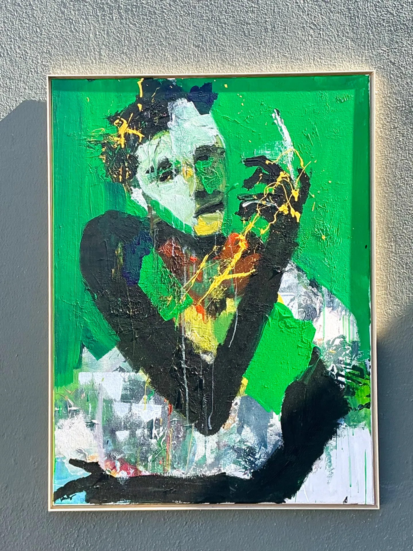 Vintage Abstract Expressionist Original Oil On Canvas — additional photo 5