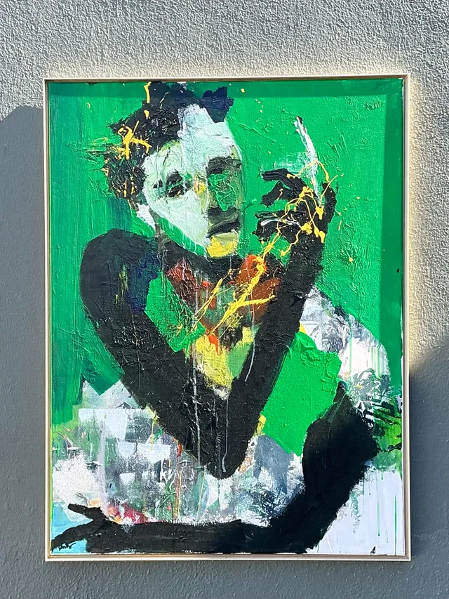 Vintage Abstract Expressionist Original Oil On Canvas — additional photo 6
