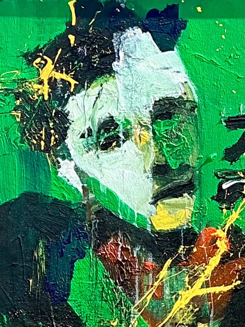 Vintage Abstract Expressionist Original Oil On Canvas — additional photo 2