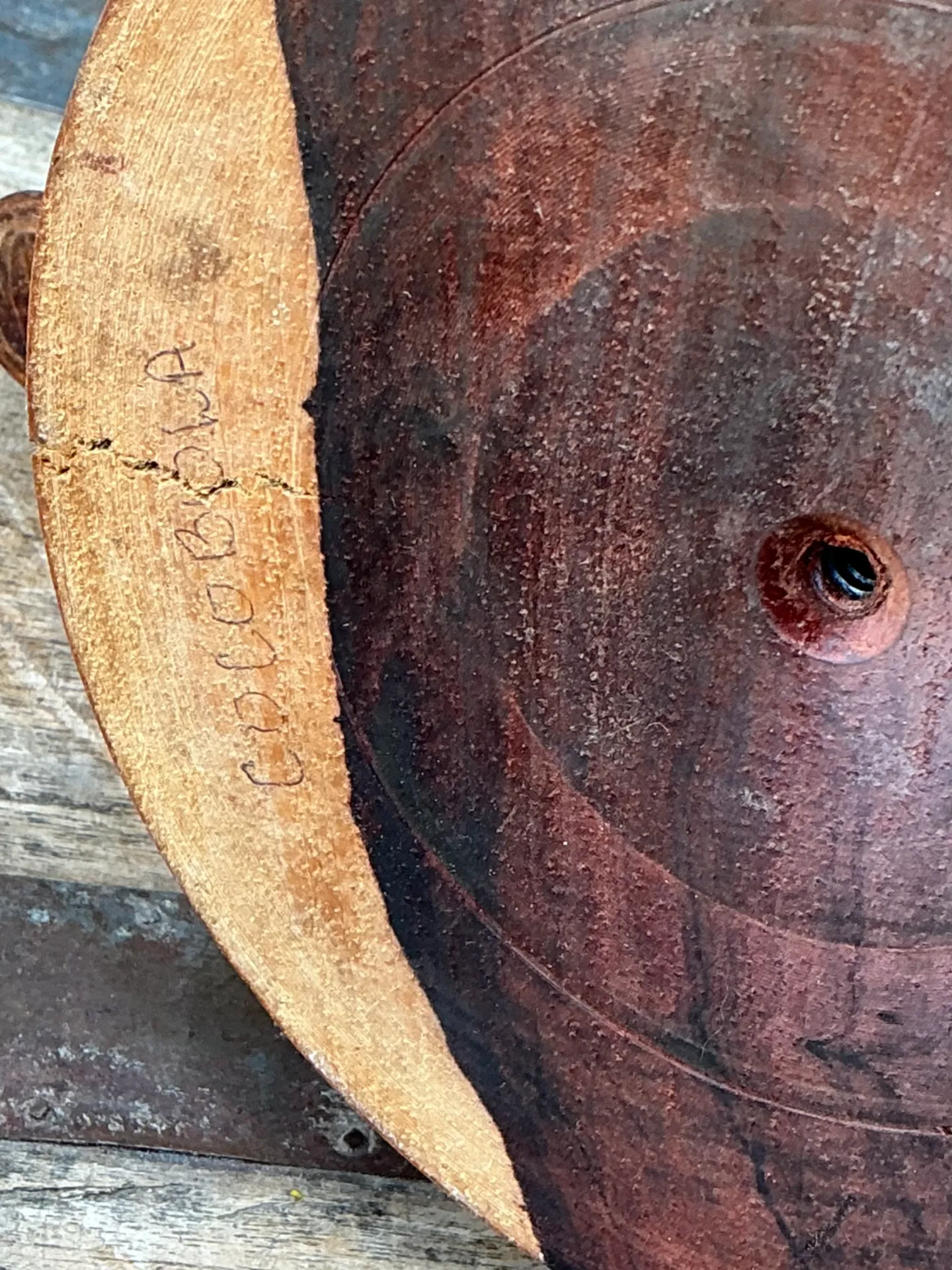 Vintage Turned Wood Pitcher — additional photo 5