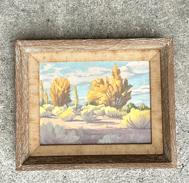 Vintage William Hamilton Landscape Oil Painting — additional photo 6
