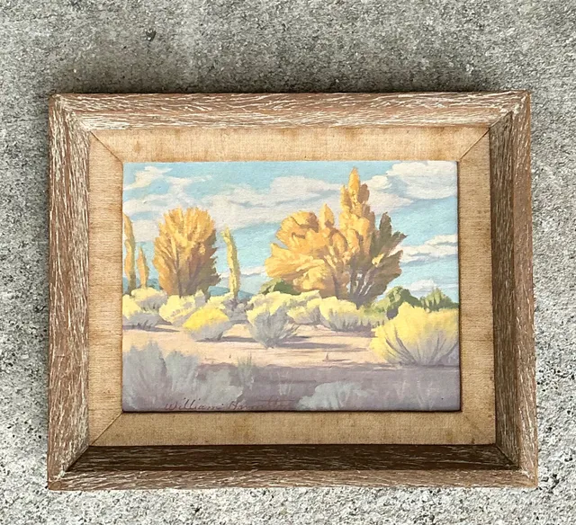 Vintage William Hamilton Landscape Oil Painting — additional photo 8