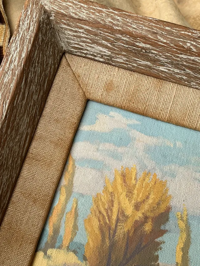 Vintage William Hamilton Landscape Oil Painting — additional photo 7