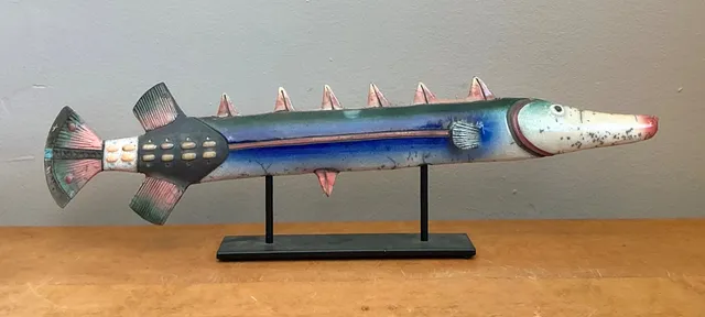 Vintage Ceramic Fish Sculpture — additional photo 7