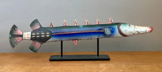 Vintage Ceramic Fish Sculpture — additional photo 2