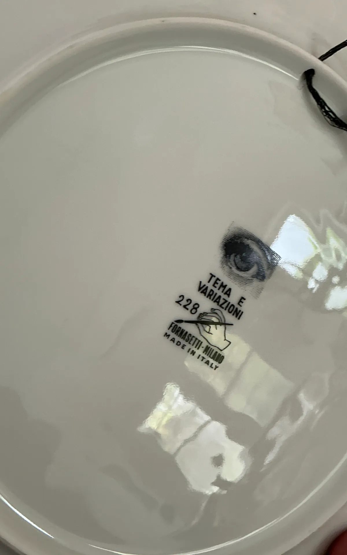Piero Fornasetti Tema e Variazioni Porcelain Plate — additional photo 4