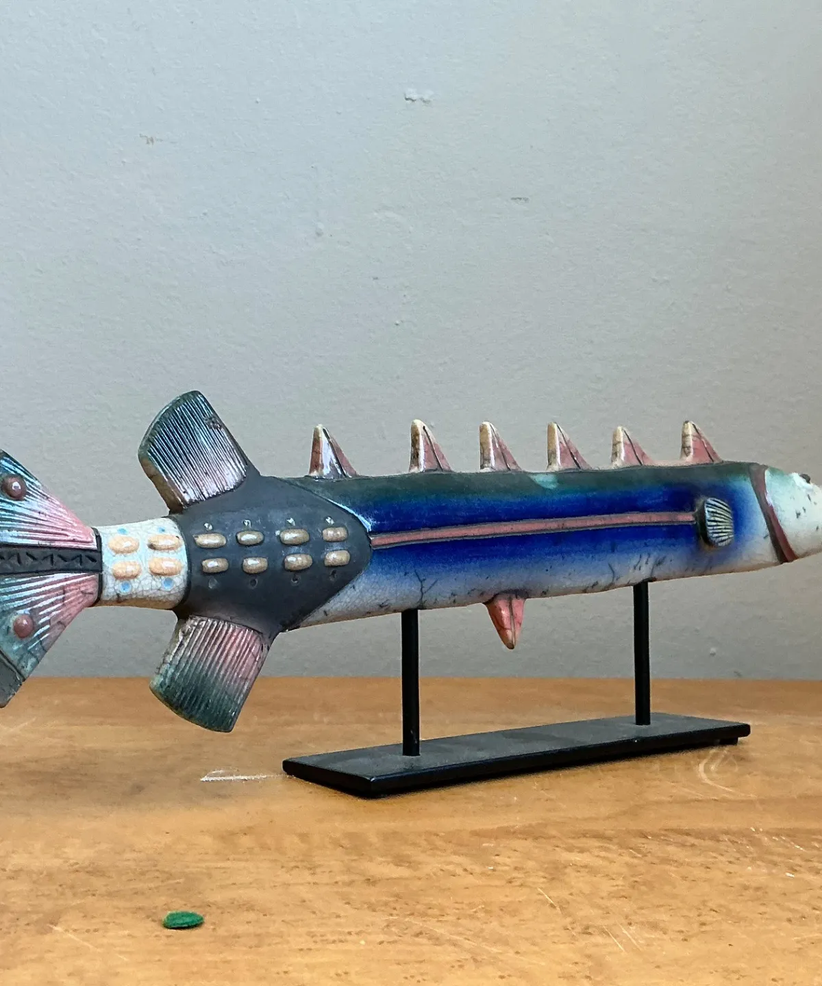 Vintage Ceramic Fish Sculpture — additional photo 5