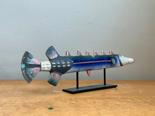 Vintage Ceramic Fish Sculpture — additional photo 5
